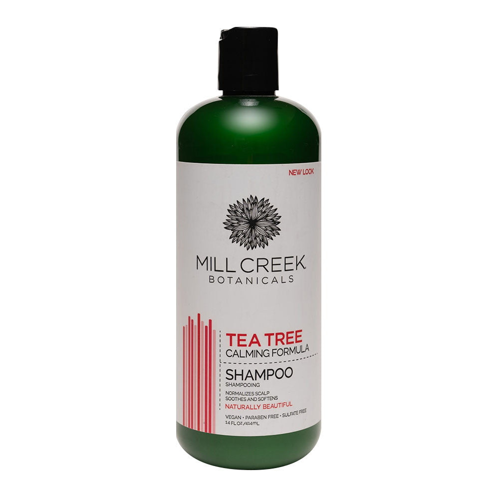 Mill Creek Botanicals Calming Formula Tea Tree Hair Shampo, 14 Oz